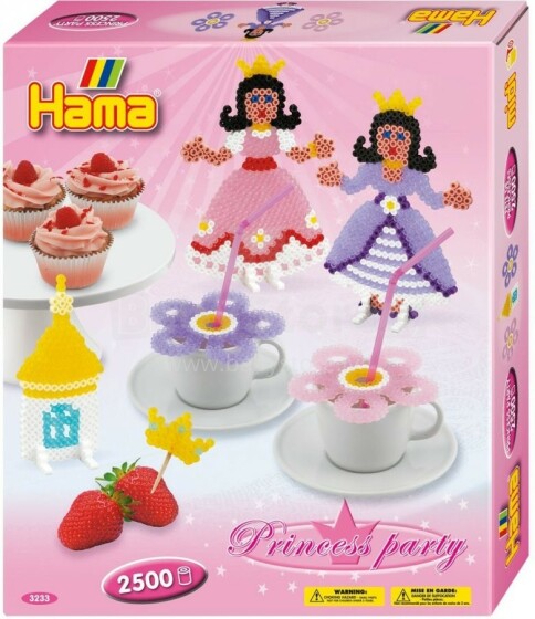 Hama Midi Princess Party Art.3233H Mozaīku komplekts