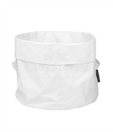 Elodie Details StoreMyStuff ™ - „White Edition“ žaislų ir skalbinių krepšelis