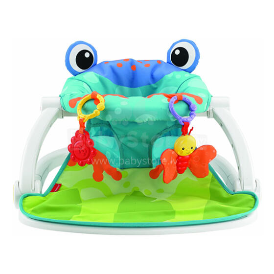 Fisher Price Sit-Me-Up Floor Seat Art.BFB12 Детское кресло-сиденье «Лягушонок»