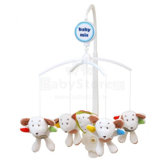 Baby Mix Art.M00/322 Musical Mobile Музыкальная карусель с мягкими игрушками 