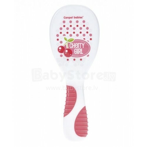 Canpol Babies Fruits Collection 2/409 Pink Hair Brush with Comb