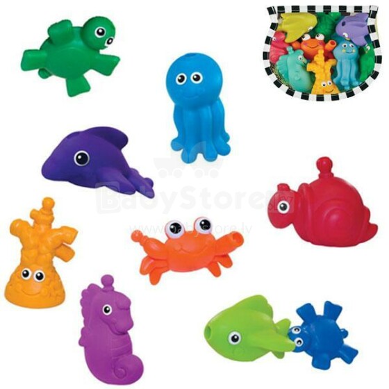 Sassy Snap and Squirt Sea Creatures Art.S-10027 игрушки для ванной 