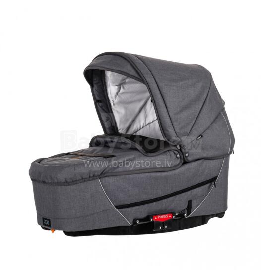 Emmaljunga '17 City Carrycot Supreme Art. 26709 Lounge Grey Ratu kulba