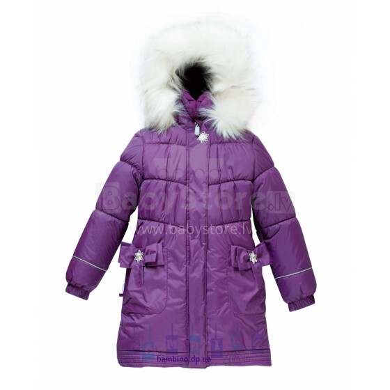 Lenne '17 Leena 16333/611 Утепленная термо курточка/пальто для девочек (Размеры 122-140)