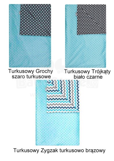 Womar Zaffiro Art.84636  Мягкое двухсторонее одеяло-пледик из микрофибры (раз.75x100см)