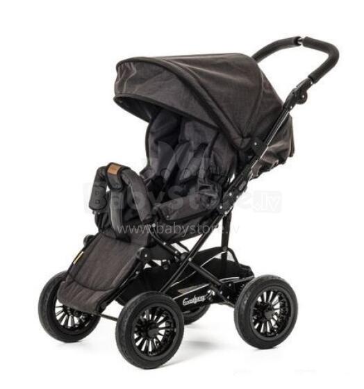 Emmaljunga '17 Scooter 4 Art. 37710 Lounge Black  Sporta ratiņi