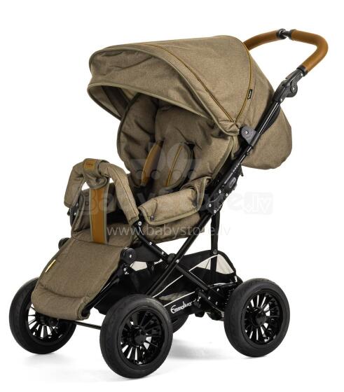 Emmaljunga '17 Scooter 4 Art. 37713 Outdoor Olive  Спортивная коляска