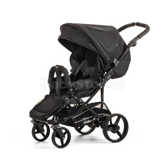 Emmaljunga '17 Scooter 4 S Art. 35702 Competition Black  Sporta ratiņi