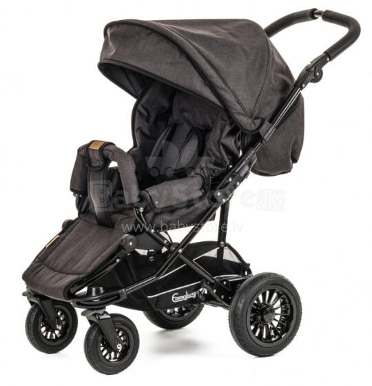 Emmaljunga '17 Scooter 4 S Art. 35710 Lounge Black Спортивная коляска