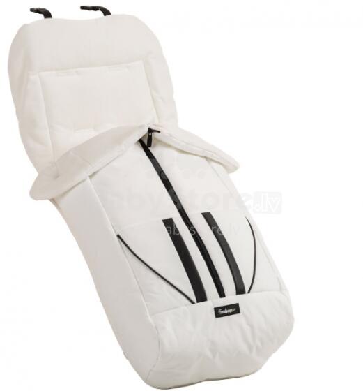 Emmaljunga '17 Footmuff Art. 41704 Competition White Universālais guļammaiss
