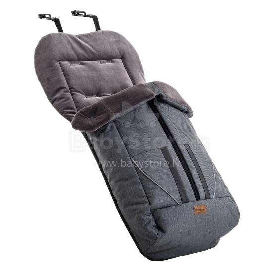 Emmaljunga  Footmuff Deluxe Art. 40909 Lounge Grey   Универсальный прогулочный конверт