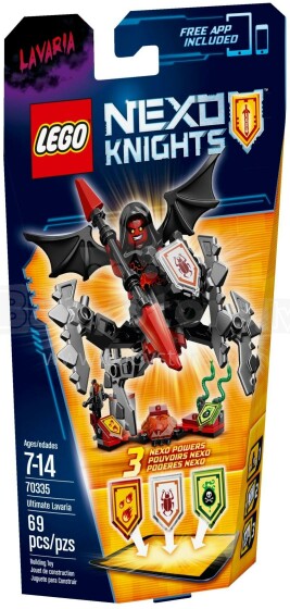 „Lego Nexo Knights Ultimate Lavaria“ 70335 konstruktorius