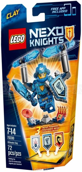 „Lego Nexo Knights Ultimate Clay Art.70330“ konstruktorius
