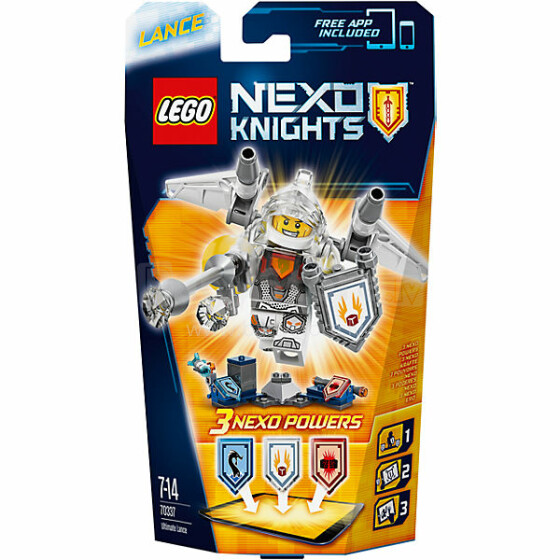 Lego Nexo Knights Ultimate Lance  Art.70337 Konstruktors