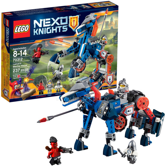 Lego Nexo Knights  Art.70312 Конструктор  Ланс и его механический конь