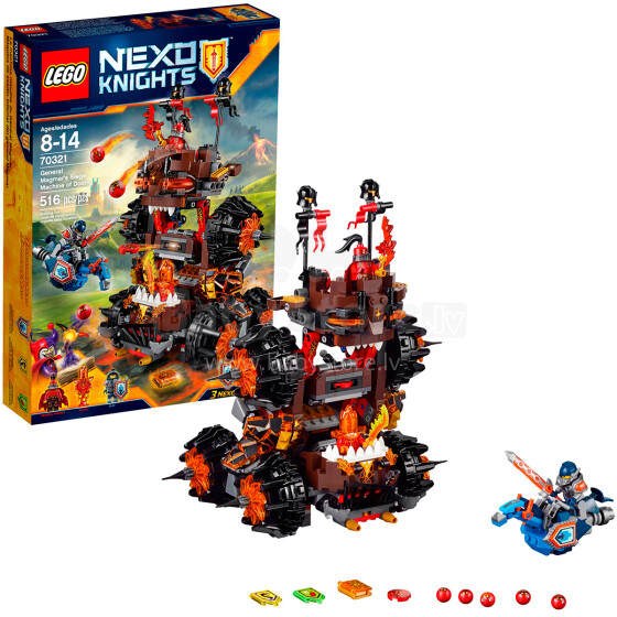 Lego Nexo Knights  Art.70321 Конструктор  Роковое наступление Генерала Магмара