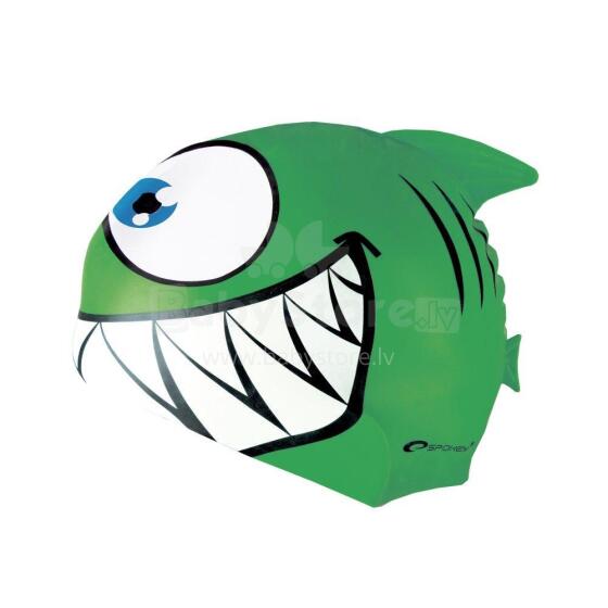 Spokey Rekinek Art. 87474 Augstas kvalitātes silikona peldēšanas cepure