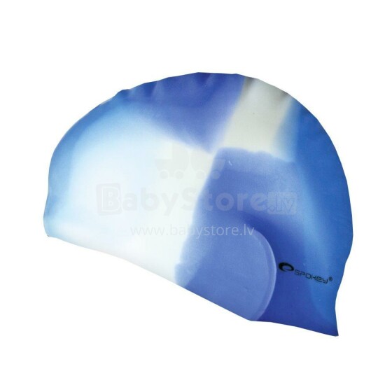 Spokey Abstract Art. 83946 Silicone swimming cap blue