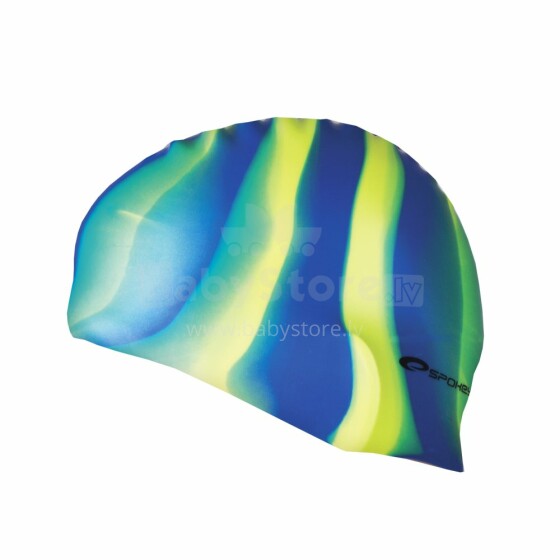 Spokey abstraktus menas. 85373 Aukštos kokybės silikoninė baseino (plaukimo, plaukimo kepurės) kepurė