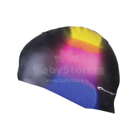 Spokey Abstract Art. 85366 Augstas kvalitātes silikona baseina (peldēšanas, peldcepure) cepure