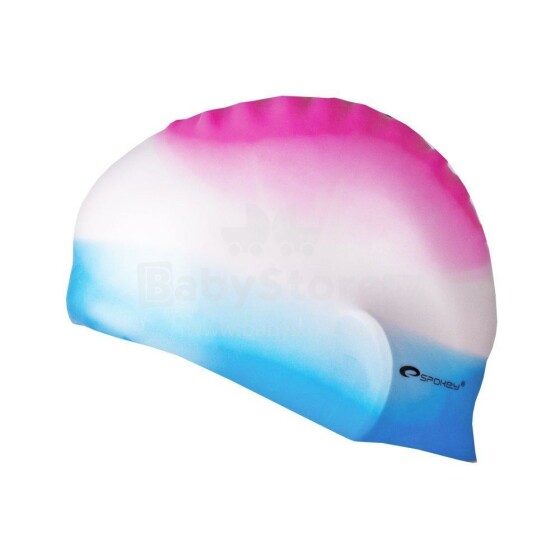 Spokey abstraktus menas. 85370 Aukštos kokybės silikoninė maudymosi kepurė