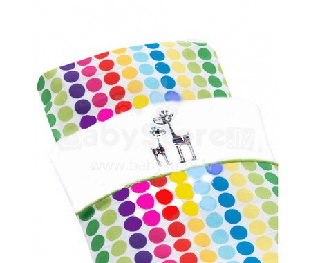 Emmaljunga '17 Bedset Box Giraff Комплект белья для коляски подушка и одеяло 