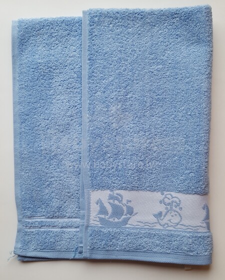 „Baltic Textile“ kilpiniai rankšluosčiai „Super Soft“ Vaikiški medvilniniai kilpiniai rankšluosčiai 50x70 cm