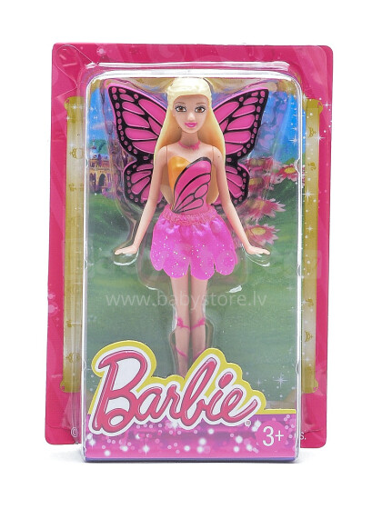 „Mattel Barbie“ maža lėlė „Barbie Princesses Mariposa Doll Art“. V7050 Mini lėlė Barbė