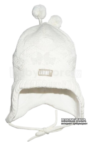 Lenne'17 Berry 16370/100 Knitted hat Mazuļu adīta pusvilnas cepure sasienamā (izm.48-50)