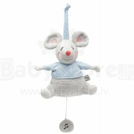Bebejou Musical Toy Little Mice  Art.307053 Музыкальная игрушка велюровая Мышка