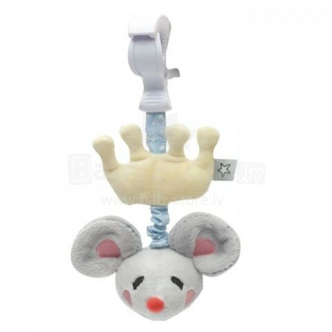 Bebejou Pull Toy Little Mice  Art.307453 Развивающая плюшевая игрушка с вибрацией Для Коляски/Автокресла/Кроватки