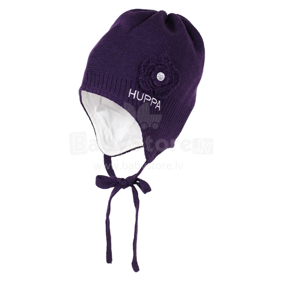 Huppa '17 Loora Art.83890000-60053 Mazuļu adīta ziemas cepure ar kokvilnas oderi (izm.XS-M)