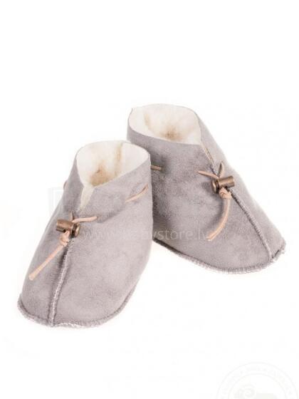 Eco Wool Emo Velour  Art.2403 Велюровые пинетки из мерино шерсти