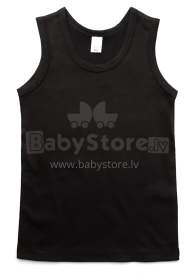 Made in Latvia Art.60381 kids under t shirt 100% cotton in black