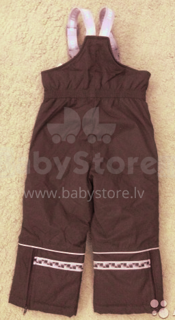 LENNE '16 Mix 15351B/815 Утепленные термо штаны [полу-комбинезон] для детей (Размеры 86 , 92см)