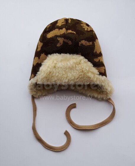 Vilaurita Art.79 Детская теплая шерстяная шапка (50% шерсть)