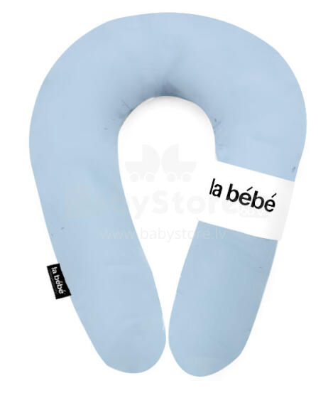 La Bebe™ Snug Cotton Nursing Maternity Pillow Art.15740 Plane Blue Подковка для сна, кормления малыша 20*70cm
