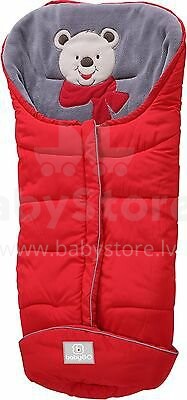 BabyGo Art.13402 Bear Red Baby Sleeping Bag Спальный Мешок с Терморегуляцией 