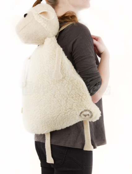 Eco Wool Art.1180 Col.Natural   Детский рюкзачек из натуральной овчинки