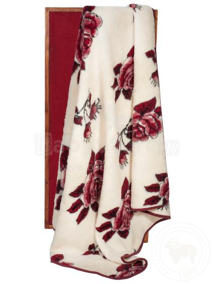 Eco Wool Jacquard Art.3401 Col.98  Детское одеяло из мерино шерсти 75x100 см