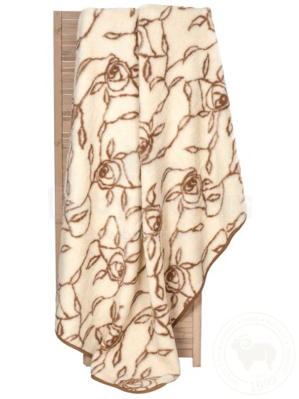 „Eco Wool Jacquard Art.3401 Col.81“ vaikiška antklodė iš merino vilnos 75x100 cm