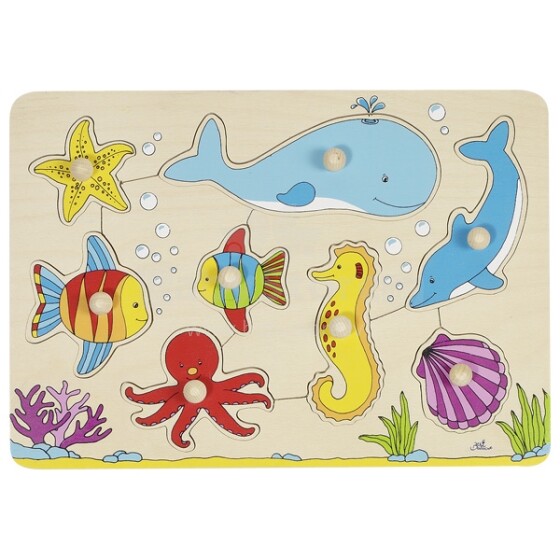 Goki VG57953 Underwater  world, lift-out puzzle