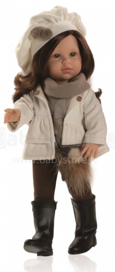 Paola Reina Soy Ashley Art.06060 Модная виниловая кукла с шёлковыми волосами и ванильным ароматом, ручная работа