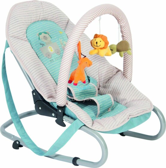 Fillikid Baby rocker Wippe Toys Art.3038-01 Bērnu šūpuļkrēsls blue