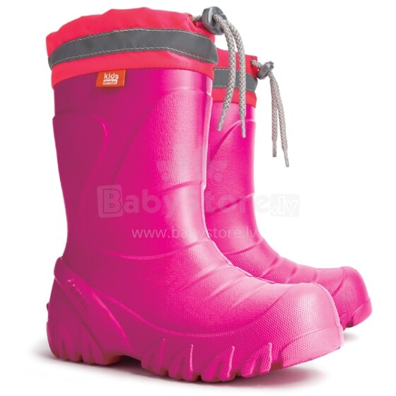 „Demar Kids Mammut-S Pink Art.0300“ ypač lengvi vaikiški žieminiai batai su nuimama šilumos izoliacija (22-35)