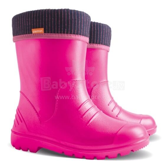 Demar Kids Dino Pink Art.0310 Itin lengvi vaikiški batai su nuimama šilumos izoliacija (20-35)