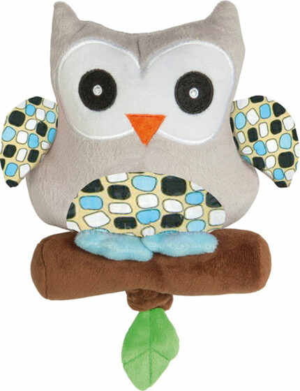 Fillikid Art.350-901 Owl Blue Развивающая мягкая музыкальная игрушка Сова