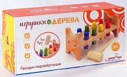 Play Smart Art.88803  Деревянная развивающая игрушка c молоточком