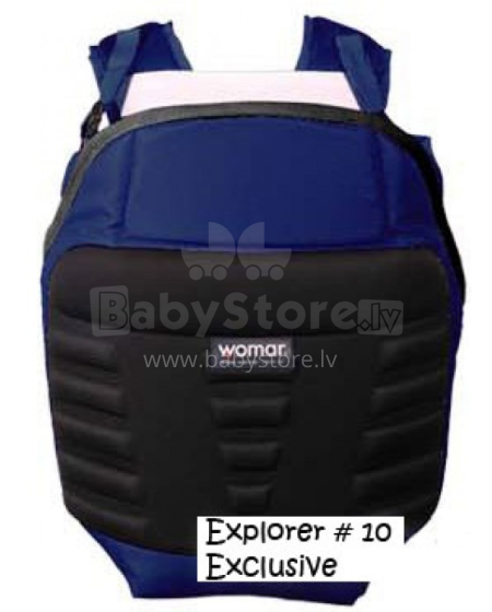 „Womar Baby Carrier Explorer Art“. N 10 „Granat Baby“ kengūros krepšys nuo 3 iki 24 mėnesių (3-13 kg).