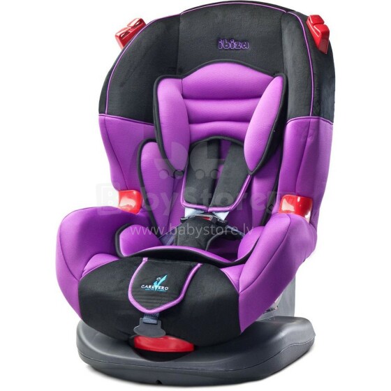 Caretero Ibiza Purple Art. W-268 vaikiška kėdutė automobiliui (9-25 kg)